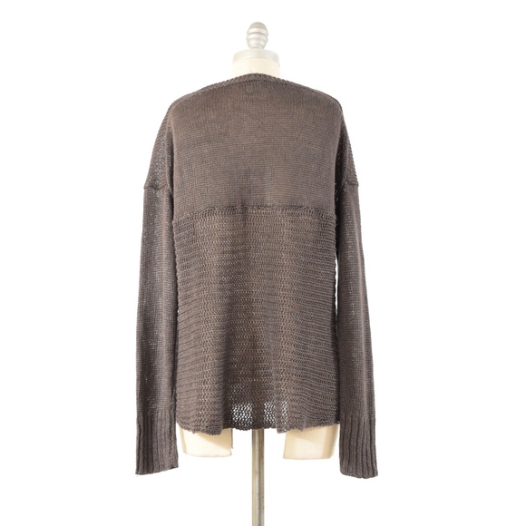 ❌SOLD❌J.Crew Linen Yarn Oversized Beach Sweater - Picture 5 of 7